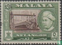 Sultan Hisamuddin with national motives 