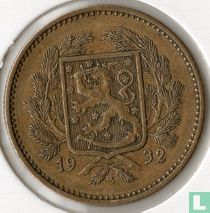 Finlande 5 markkaa 1932