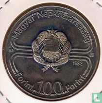 Ungarn 100 Forint 1982 "Football World Cup in Spain"