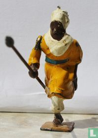 Arab running with Spear