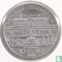 Austria 10 euro 2003 (special UNC) "Schloss Hof Castle"