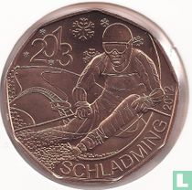 Austria 5 euro 2012 (copper) "2013 Alpine world ski championships in Schladming"