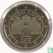 Autriche 20 cent 2014