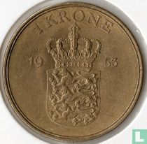 Denemarken 1 krone 1953