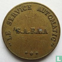 Frankrijk S.A.F.A.A le service automatic (messing)