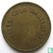 Alleen voor amusement - deze penning heefd geen waarde (messing - 21.25 mm)