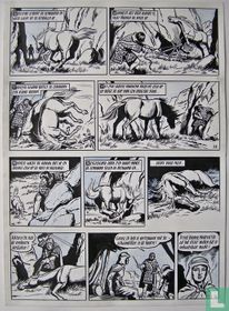 Originele pagina 18 "De wilde horde" Rode Ridder