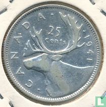 Canada 25 cents 1941