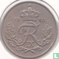 Denemarken 25 øre 1950