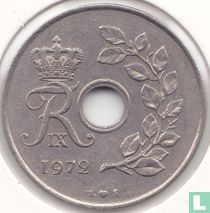 Danemark 25 øre 1972