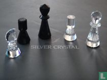 Swarovski Schaakspel Silver Crystal