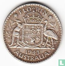 Australia 1 florin 1943 (no mint mark)