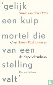 Gelijk een kuip mortel die van een stelling valt