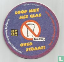 Loop niet met glas