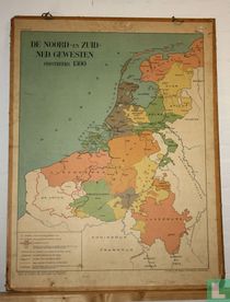 Noord- en Zuid Nederland omstreeks 1300