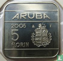 Aruba 5 florin 2005 (nickel bonded steel)