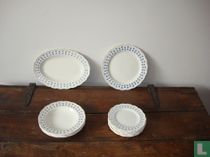 Villeroy & Boch blauw stip in bloem motief