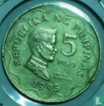 Philippines 5 piso 1995