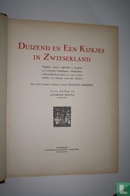 Duizend en één kijkjes in Zwitserland