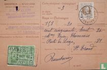 23-4-1927 Receipt Reçu with Tax and Stamp