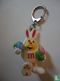 Gele M&M als paashaas