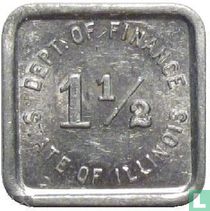 Verenigde Staten Illinois 1½ mill Retailers' occupation token