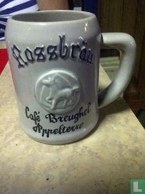 Beer mug - "Café Breughel Appelterre" - Rossbräu