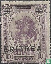 Stamps of Italian Somalia, with overprint 