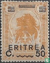 Stamps of Italian Somalia, with overprint