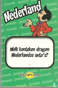 Kwartetkaart Jommeke - Nederland 2