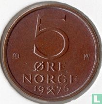 Norvège 5 øre 1976 acheter