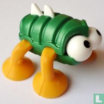 Insect met zuignappen