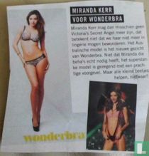 Miranda Kerr pour wonderbra