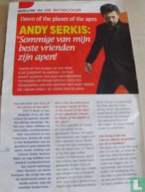Andy Serkis: "Sommige van mijn beste vrienden zijn apen!"