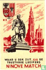 Beeld van Rubens in Antwerpen(nl)