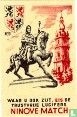 Beeld van Boudewijn IX - Bergen (nl)