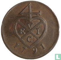 Bombay ½ Pice 1791