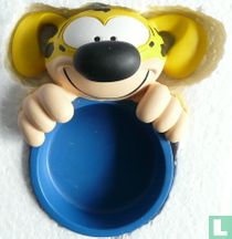 Marsupilami Pot a trombonnes resine 3d