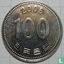 Corée du Sud 100 won 2006