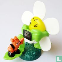 Fleur avec caméra