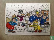 Urbanus maakt een sneeuwman
