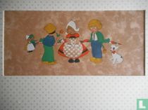 Enfants ferme tombent amoureux.