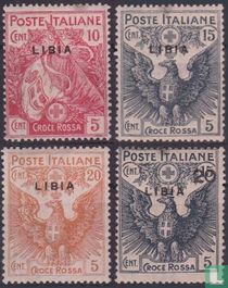 Timbres de la Croix-rouge avec supplément