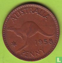 Australia 1 penny 1958 (without dot)
