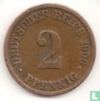 Duitse Rijk 2 pfennig 1906 (J)