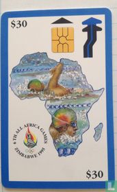 6e all Africa games Zimbabwe 1995