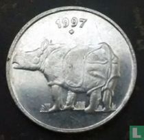 India 25 paise 1997 (Mumbai)