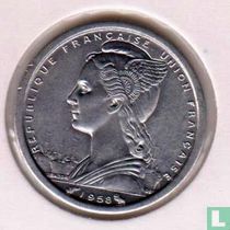 Madagascar 1 franc 1958