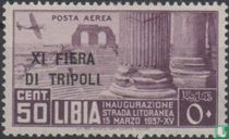 11. Musterausstellung von Tripolis (Aufdruck)