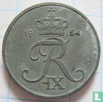 Denemarken 1 øre 1954